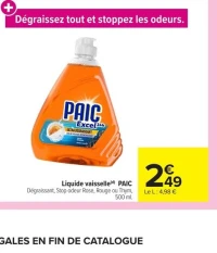 Liquide vaisselle PAIC