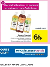 Concentré Mocktail sodastream