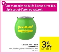 Cocktail prêt à boire BUZZBALLZ