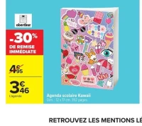 Agenda scolaire Kawaii