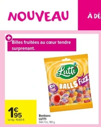 Bonbons LUTTI Balls Fizz