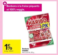 Bonbons HARIBO Red Crush Pik