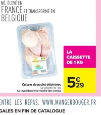 Cuisses de poulet déjointées
