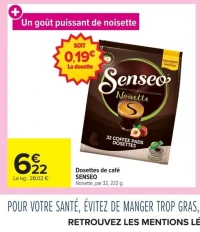 Dosettes de café SENSEO Noisette