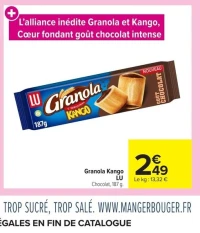 Granola Kango LU Chocolat
