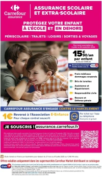 Carrefour Assurance Scolaire et Extra-Scolaire
