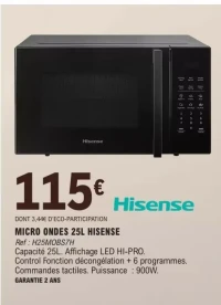 MICRO ONDES 25L HISENSE