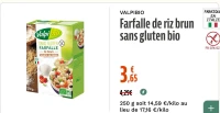 VALPIBIO Farfalle de riz brun sans gluten bio