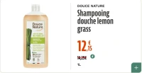 DOUCE NATURE Shampooing douche lemon grass