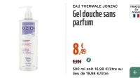EAU THERMALE JONZAC Gel douche sans parfum