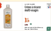 Ecoclair Crème à récurer multi-usages