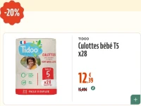 TIDOO Culottes bébé T5 x28