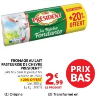 Président La Bûche Fondante
