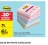 Promo 6 blocs cube super Sticky Post-it