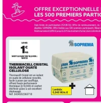 Soprema Thermacell Cristal Isolant Ouate Cellulose