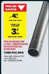 Fitt Tube PVC Ø40