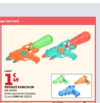 Pistolet à eau 33 cm
