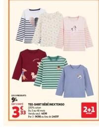 TEE-SHIRT BÉBÉ INEXTENSO