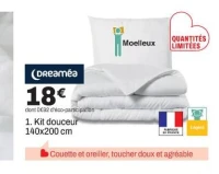 Kit douceur 140x200 cm
