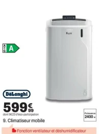 DeLonghi Climatiseur mobile