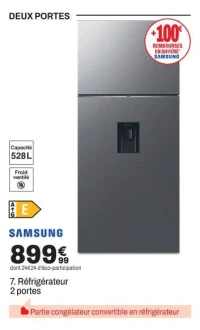 SAMSUNG Réfrigérateur 2 portes