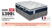 Simmons Matelas Solstice 140x190 cm