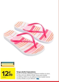 Tongs adulte Copacabana