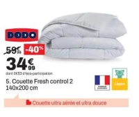 Couette Fresh control 2 140x200 cm