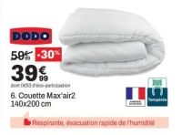 Couette Max'air2 140x200 cm
