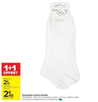 Socquettes courtes homme Tex
