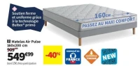 BULTEX Matelas Air Pulse 160x200 cm
