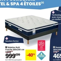 Simmons Matelas Nuit Fraiche 160x200 cm