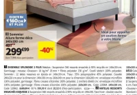 Sommier Allure ferme déco 140x190 cm