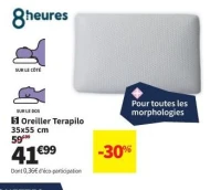 Oreiller Terapilo 35x55 cm