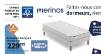 Merinos Matelas Frangin 3 90x190 cm