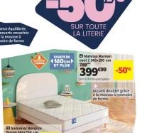 Merinos Matelas Maman cool 2 140x190 cm