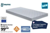 Matelas Sympa 90x190 cm