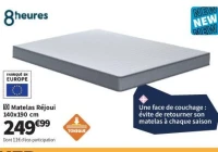 Matelas Réjoui 140x190 cm