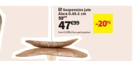 Suspension jute Alara D.69.5 cm