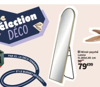 Miroir psyché Lanna H.140xL40 cm
