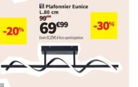 Plafonnier Eunice L.80 cm