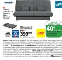 Banquette-lit Clic-Clac Caline