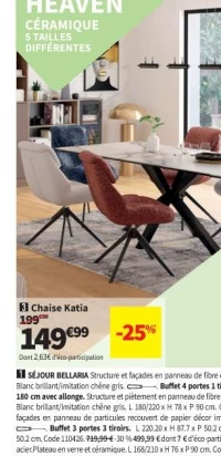 Chaise Katia