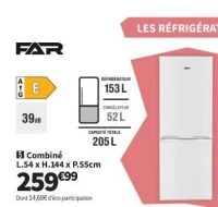 Far Combiné L.54 x H.144 x P.55cm