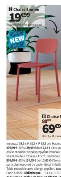 Chaise Emmie