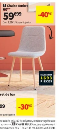 Chaise Ambre