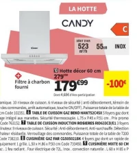 Candy Hotte décor 60 cm