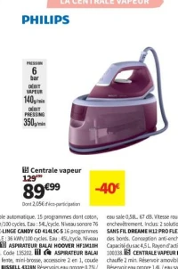 Centrale vapeur PHILIPS PSG3001/30