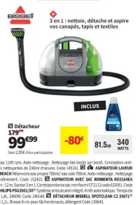 Détacheur BISSELL SPOTCLEAN C2 20671