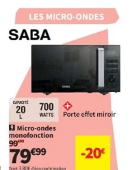 SABA Micro-ondes monofonction